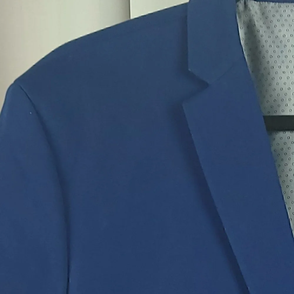 J. Ferrar 360 Degree Stretch Navy Blue Suit Jacket Size XL (46/48) Reg (NWT) - Picture 3 of 10